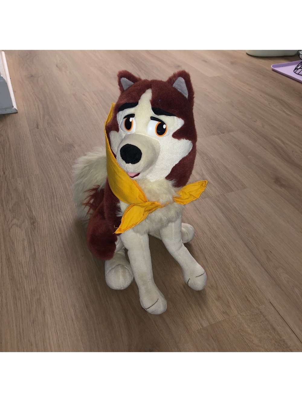 VINTAGE 1995 JENNA FROM BALTO PLUSH WOLF HUSKY DOG 17” RARE